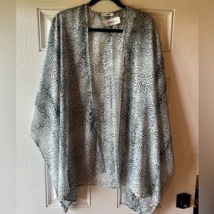 Animal Print Duster Kimono